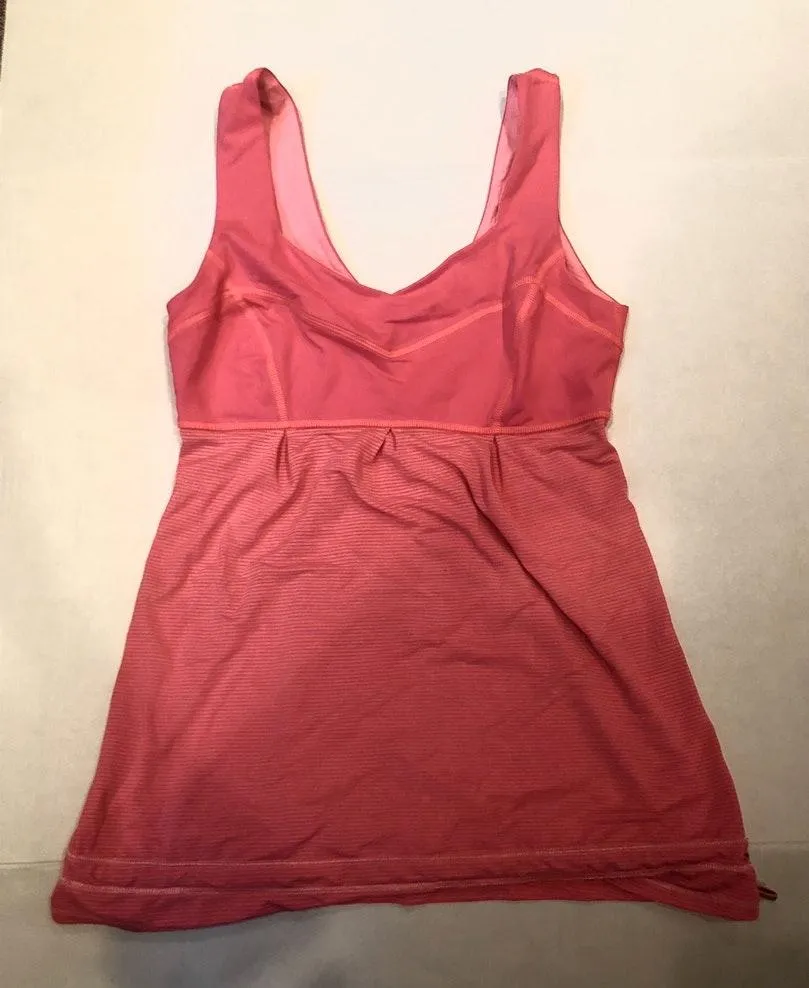 Pink Tank Top Built In Bra 6 - Image 3