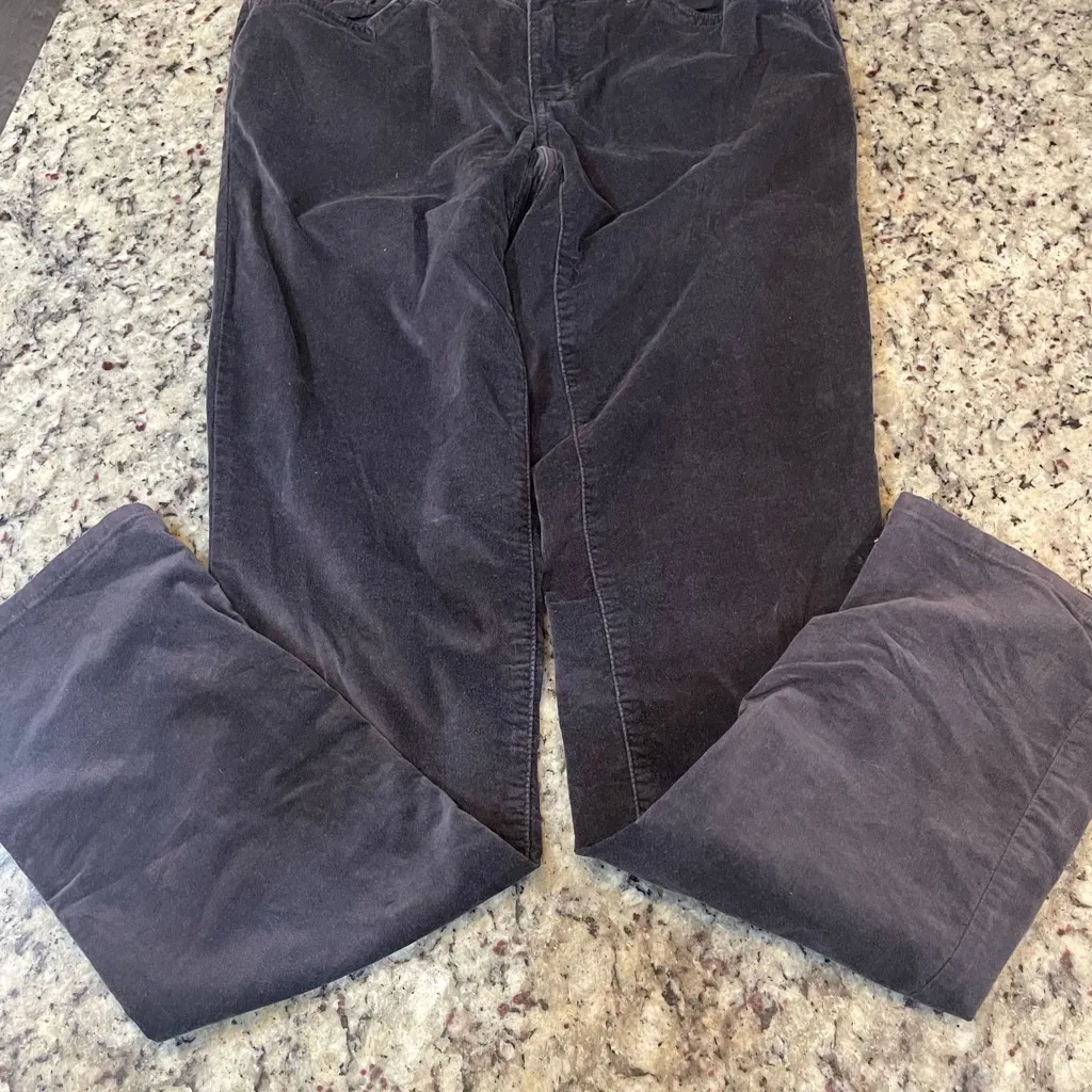 Eddie Bauer Charcoal Velvet Pants - Image 2