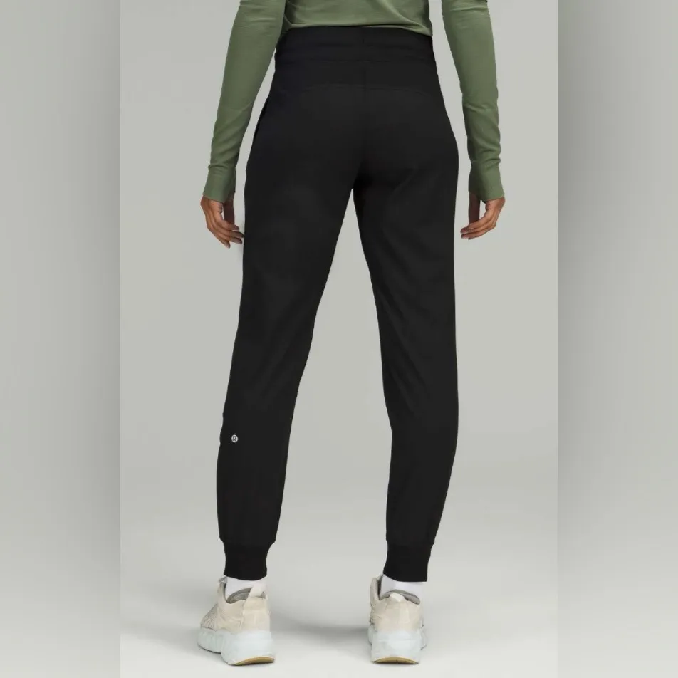 Lululemon Dance Studio Mid Rise Joggers Black with Pockets Size 10 - Image 2