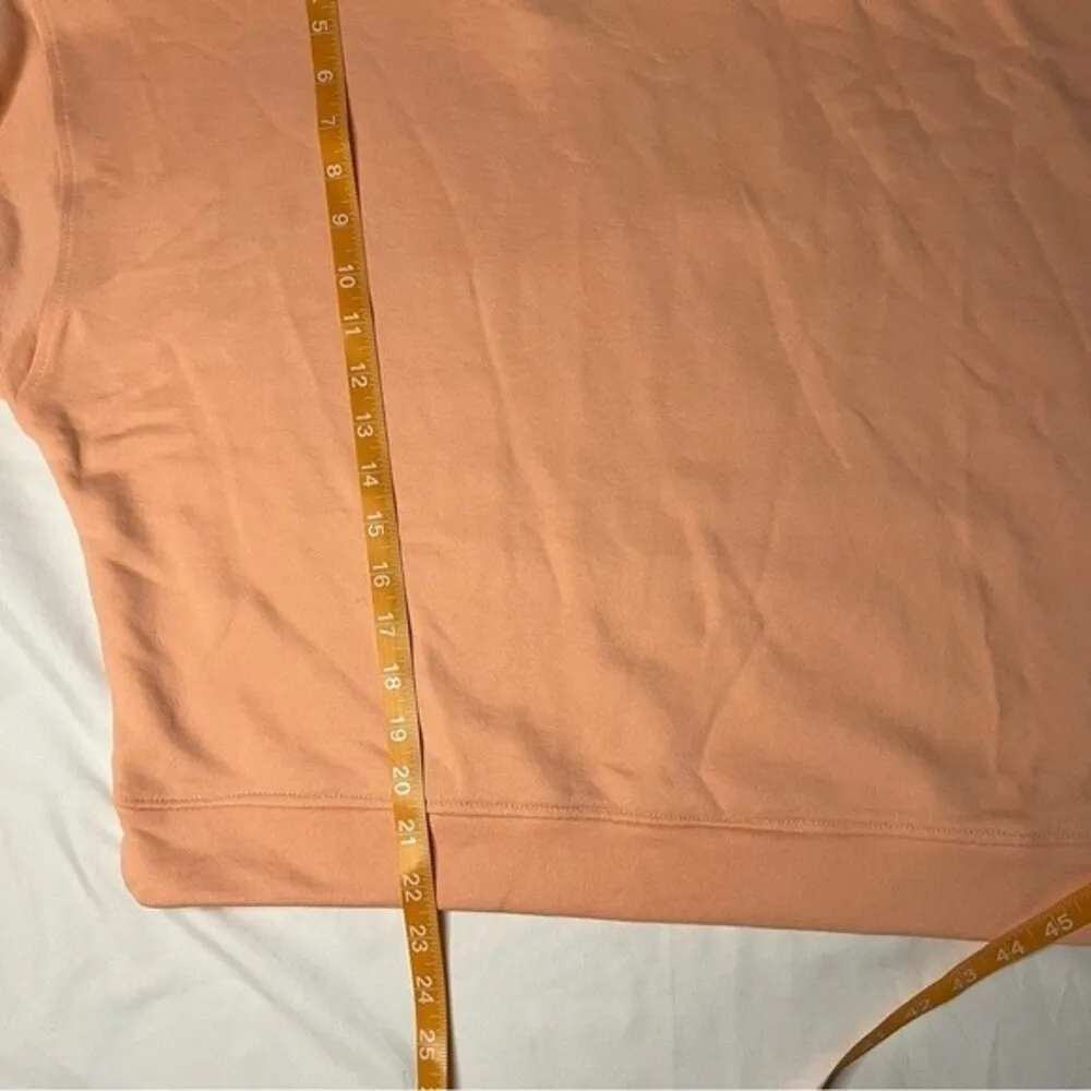 Koral Pompano Orange Sz S Levi Pullover Sweatshirt Gym Fringe Lounge Maximalism - Image 4