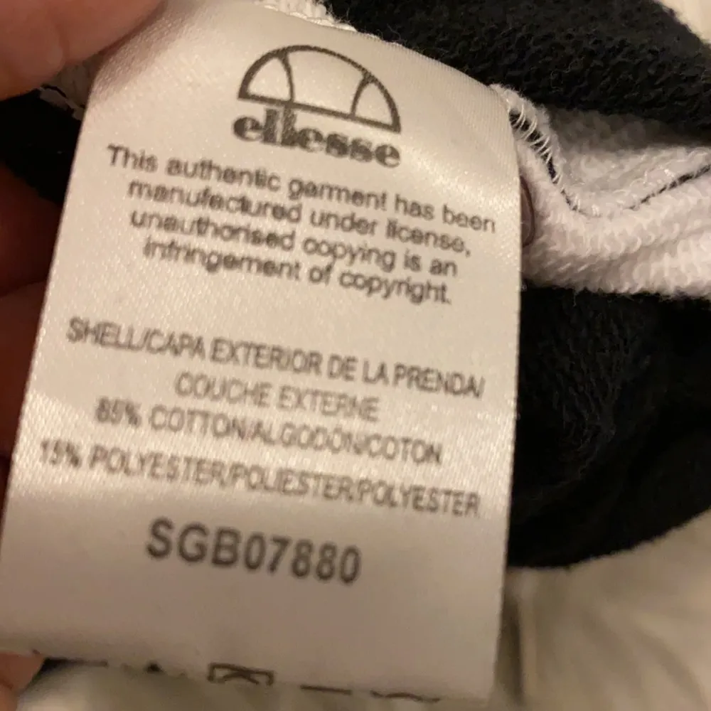 Ellesse Heritage Black White Sweat Shorts Size L - Image 92