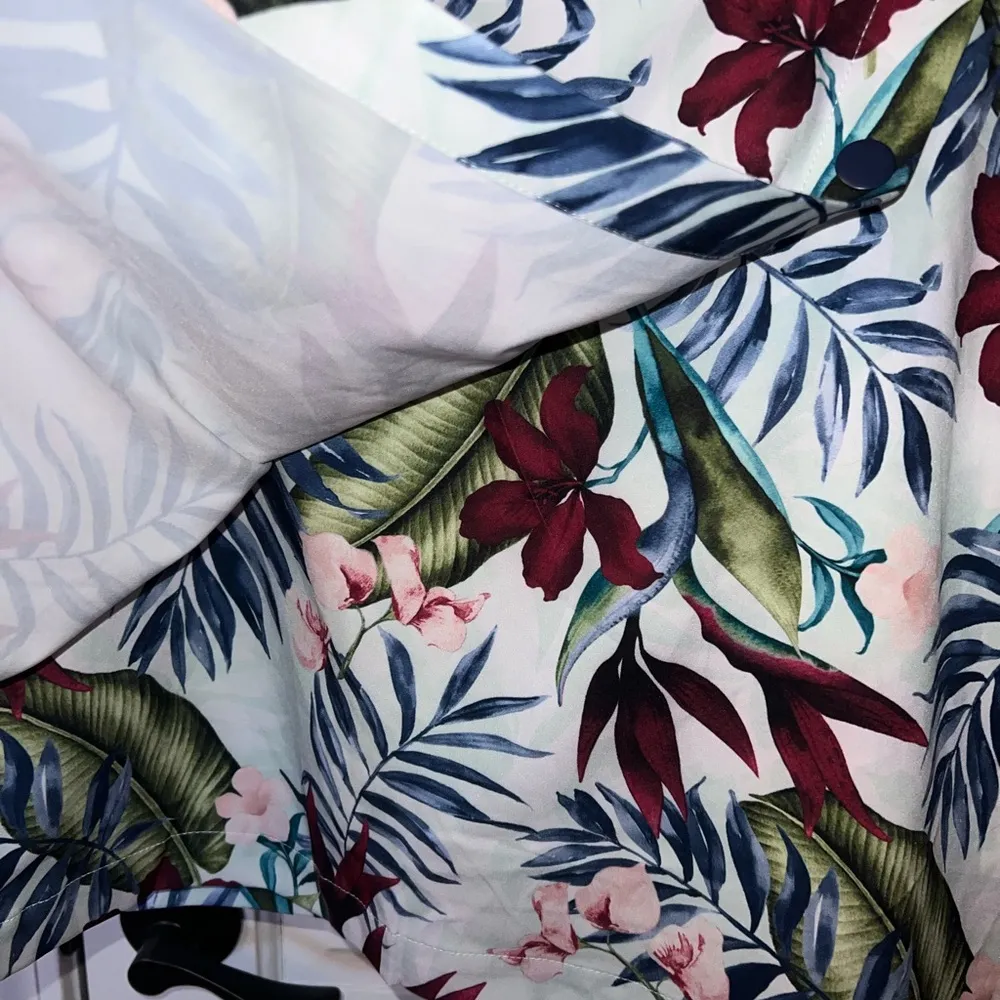 Lady Hagen Floral Skort 16” Palm Overlap Skort Size 14 NWT - Image 3