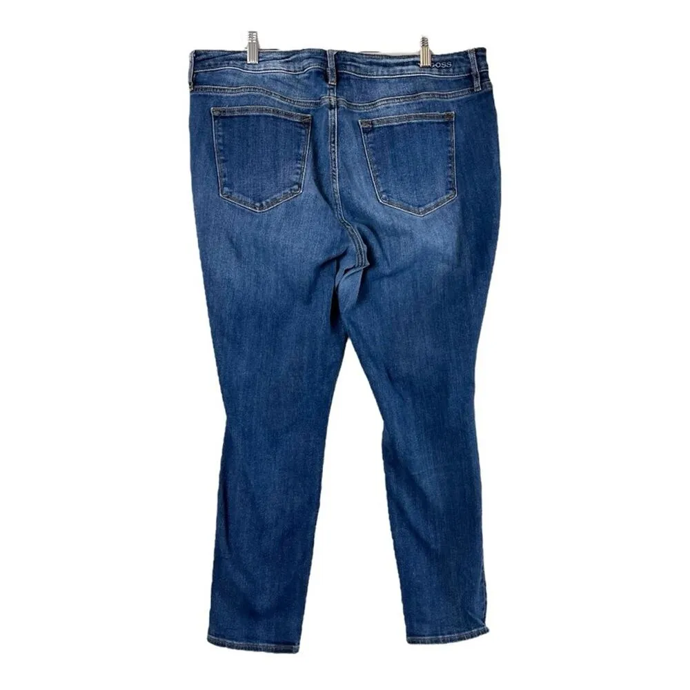 Vigoss Jeans Jagger Skinny Ankle Mid Rise Medium Wash Women’s Plus Size 18 - Image 2