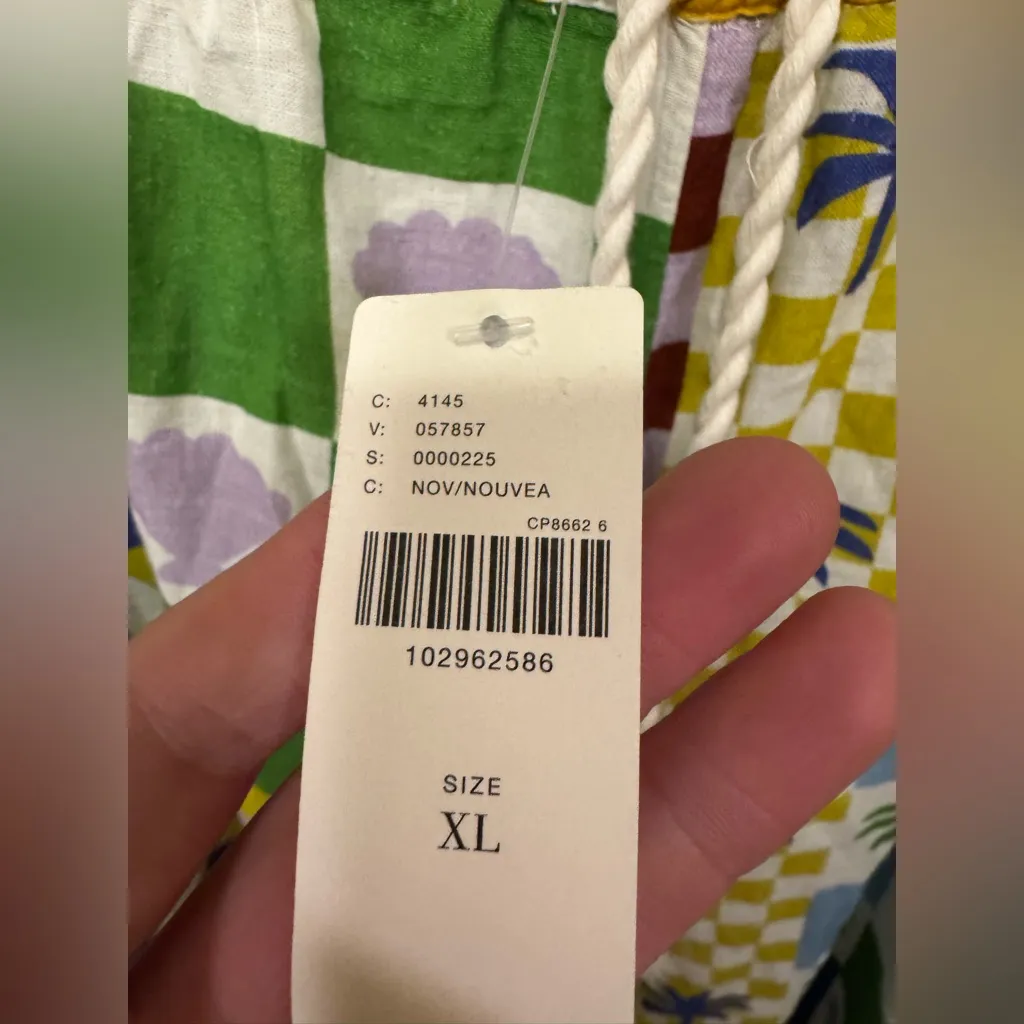 NWT Anthropologie Celandine Linen Blend Wide-Leg Pants - Novelty - XL *CURRENT* - Image 10