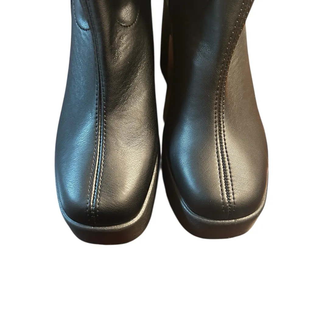 Aqua Black Block  Sock Boots(Size 8) - Image 7