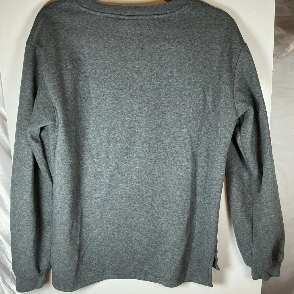 Disney Gray Crewneck Sweater with Mickey Mouse - Image 4