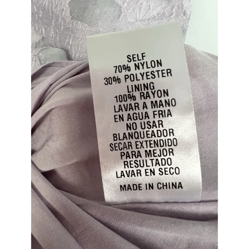 Storia Light Lavender Purple Puff Sleeve Baby Doll Dress Womens Size XS | NWT - Image 3