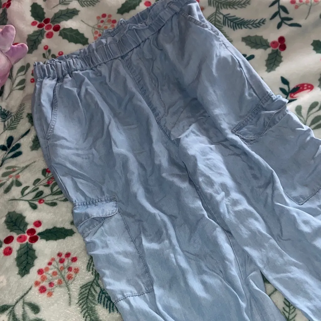 CHAMBRAY JOGGERS LIGHT BLUE Indigo Rein - Image 2