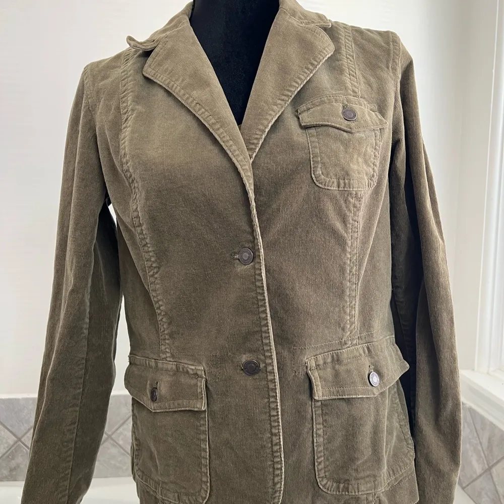 Vintage Liz Claiborne Stretch Corduroy Blazer - Image 4