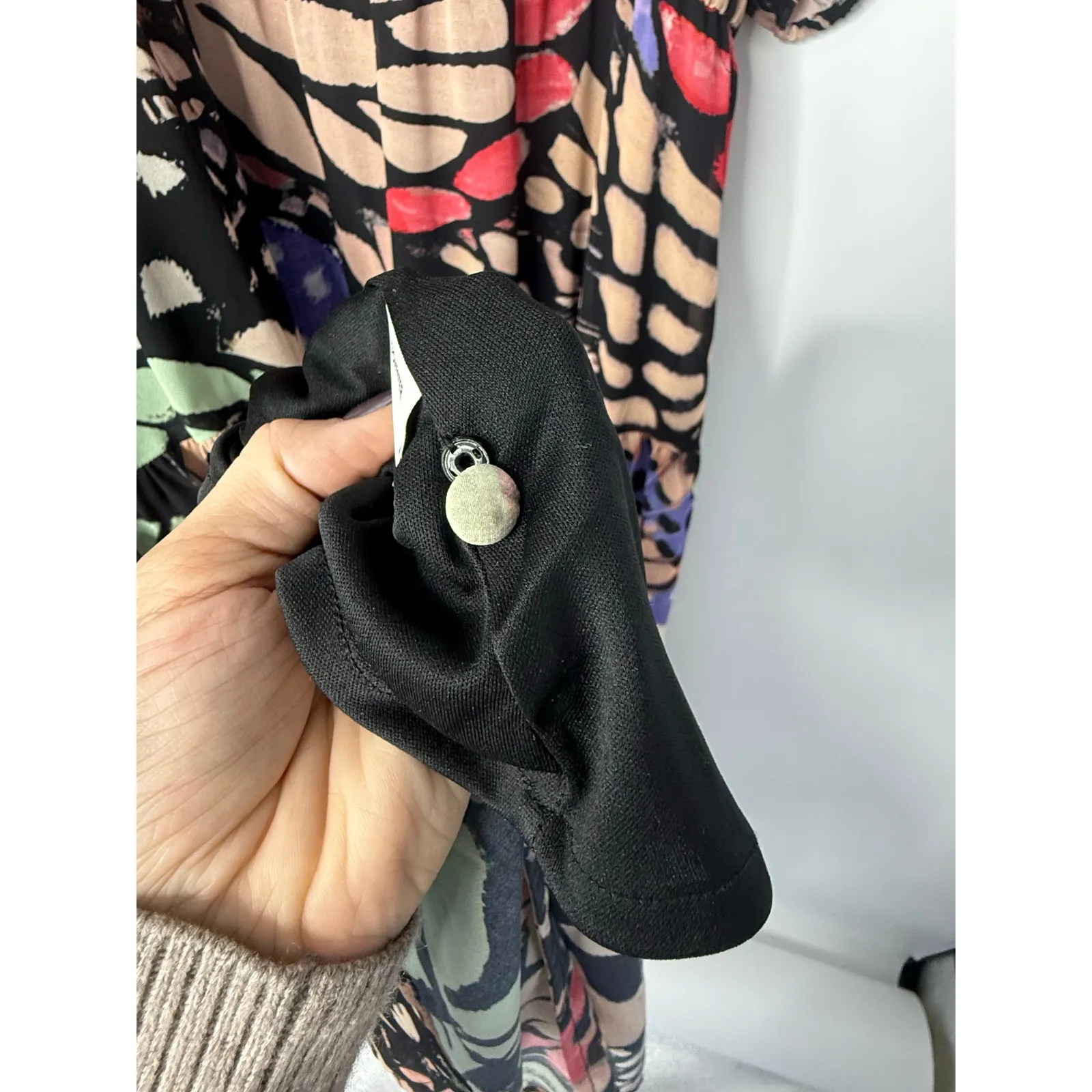 Wayward Fancies by eShakti Butterfly Wing Print Tiered Maxi Dress Women 2X/22W Brown - Image 11