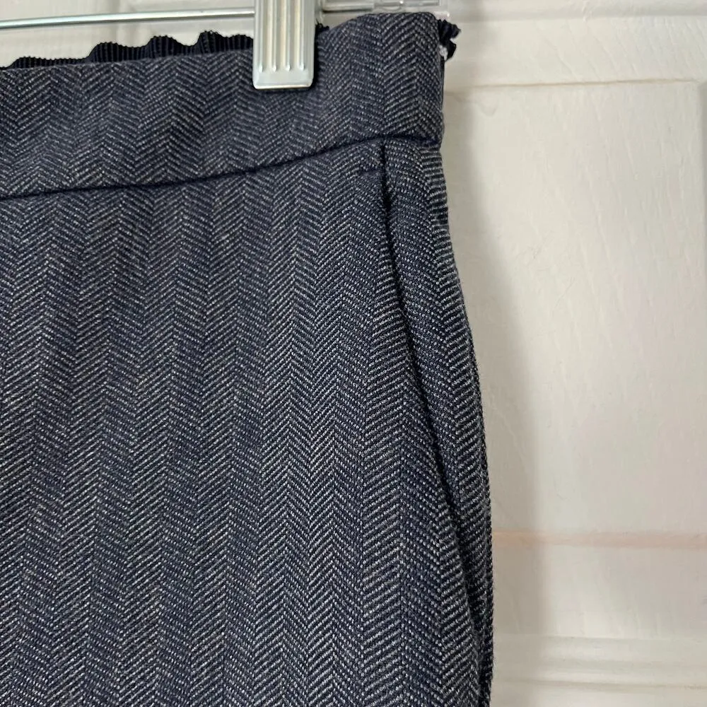 Zara Basic Collection Chevron Woven Slim Pants - Image 2