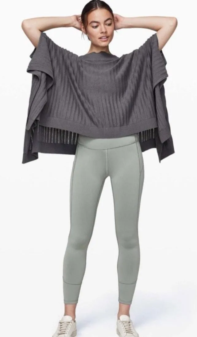 Lululemon Forward Flow Poncho Heathered Moonwalk - Image 2