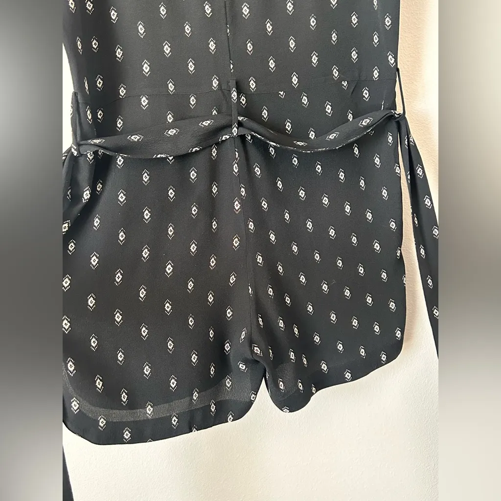 Madewell Black and White Patterned Jumpsuit - Image 6