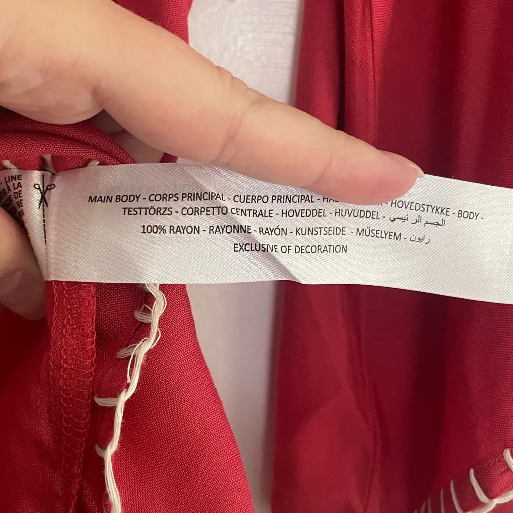 Ariat Kristine Top Brandy Apple Size Small Embroidered Western Flare Sleeve Boho - Image 7