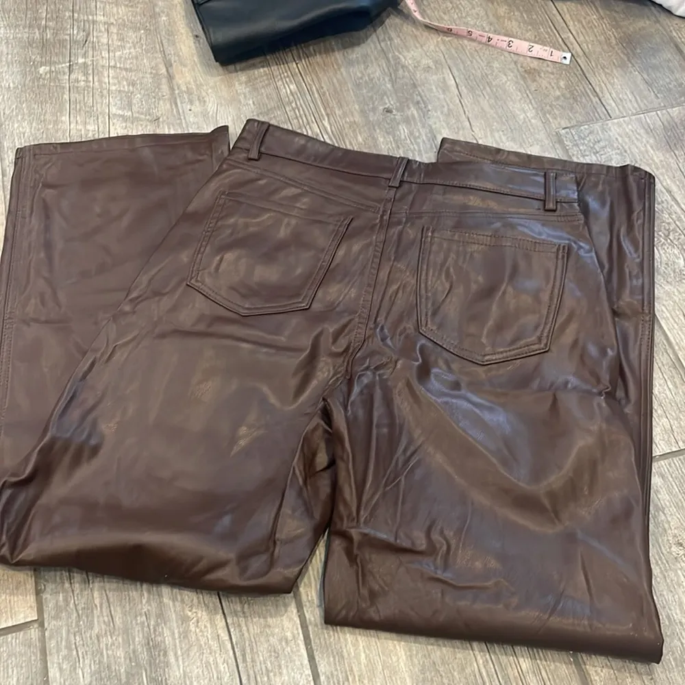 Garage faux leather pants - Image 4