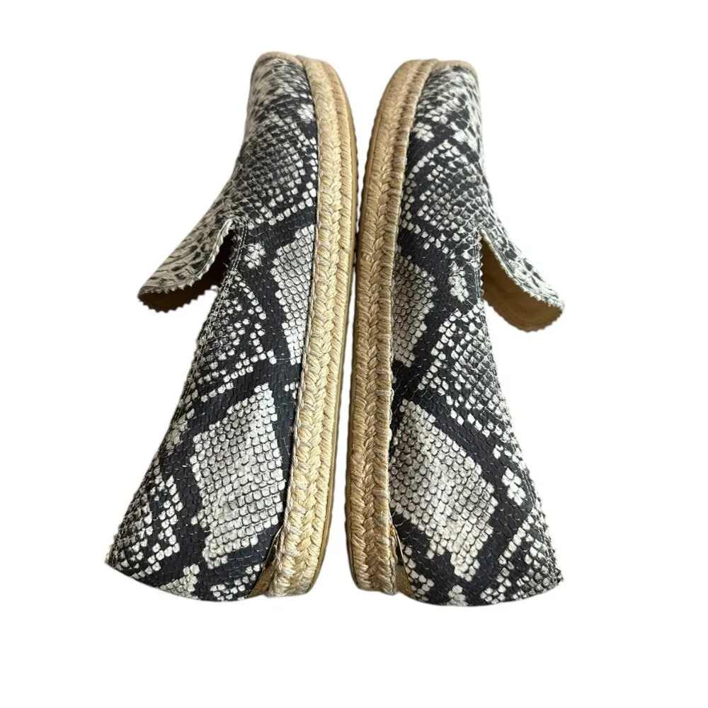 Stuart Weitzman Catalan Snake Python Print Espadrilles Flats Comfort Shoes 10 - Image 9