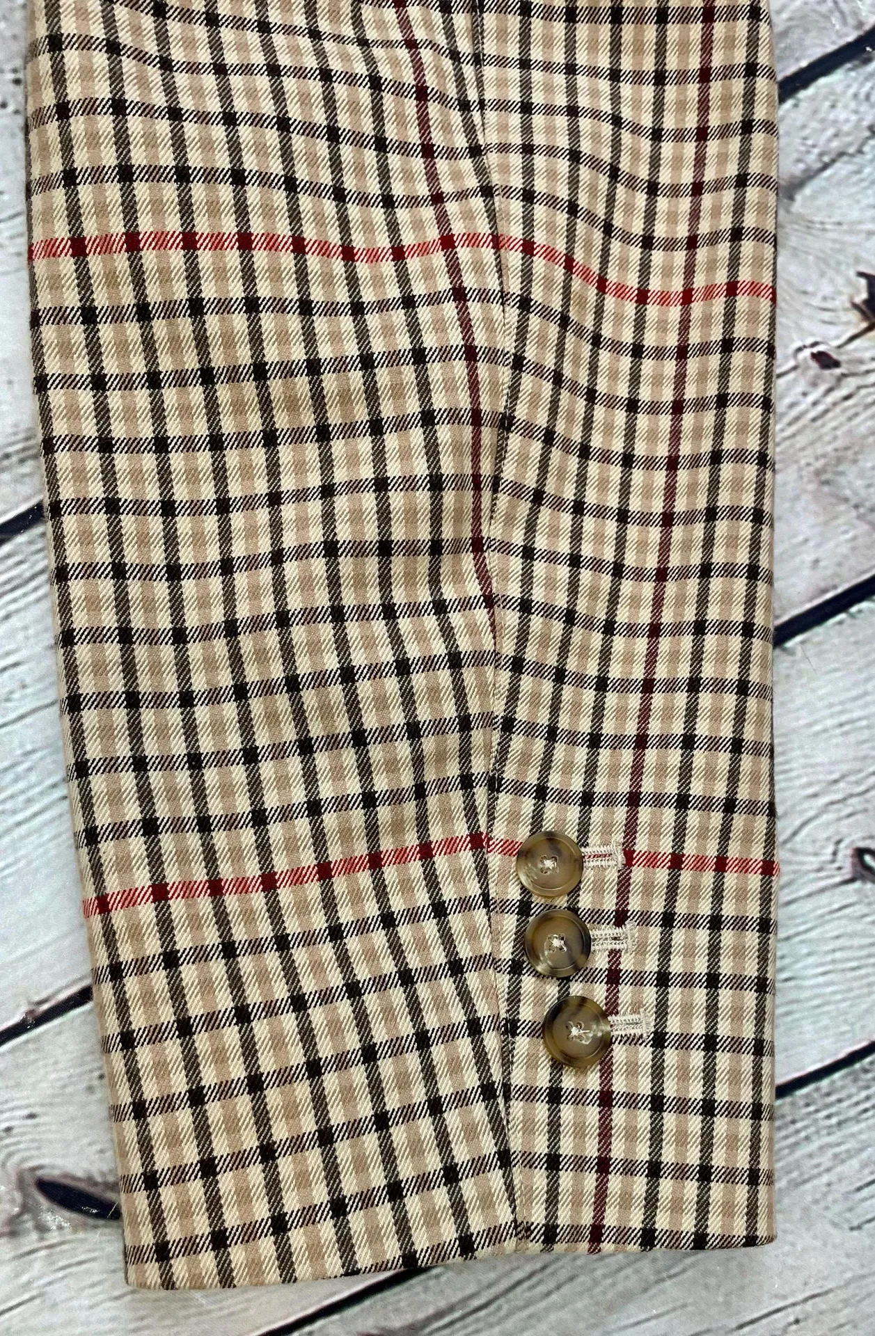 Body By Victoria Plaid Blazer Jacket - Image 9