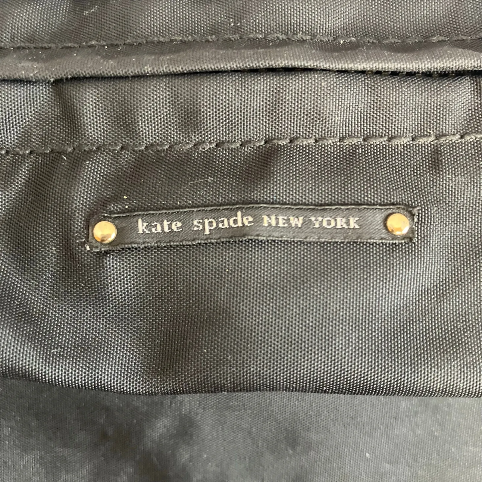 Kate Spade New York Nylon Shoulder Bag with Leather Shoulder Strap - Image 3