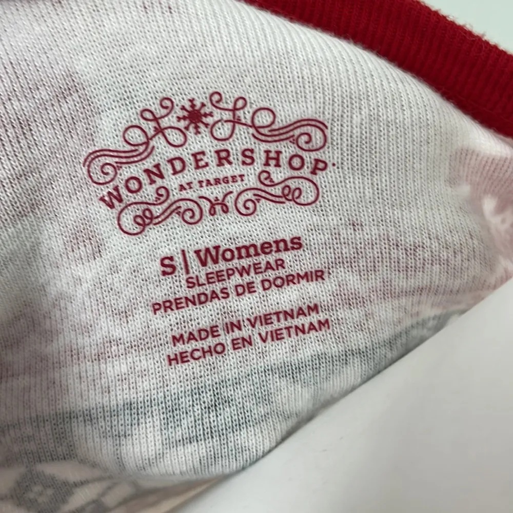 Wondershop Target Holiday Pajama Top Mama Bear Long Sleeve Shirt White - Image 6