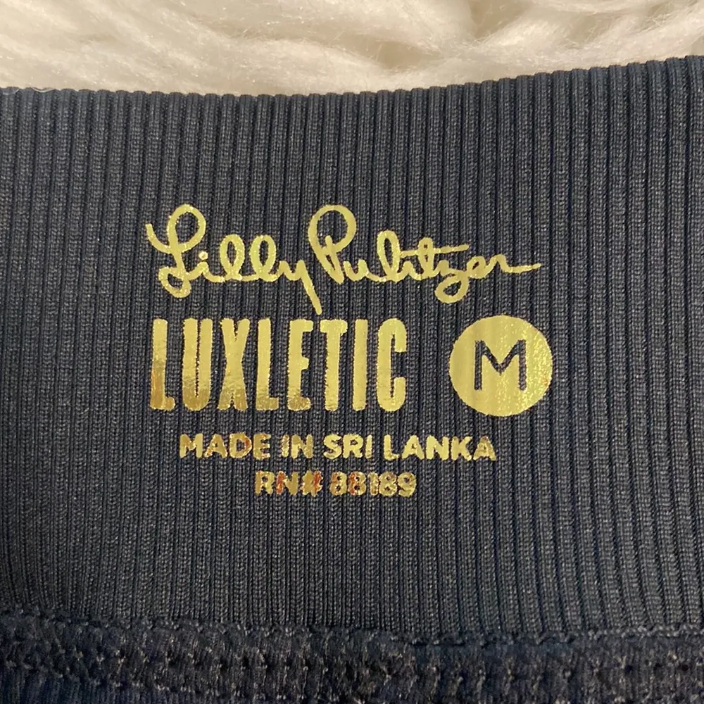 Lilly Pulitzer Luxletic Skorts size M so beautiful size M BNWOT color black - Image 4