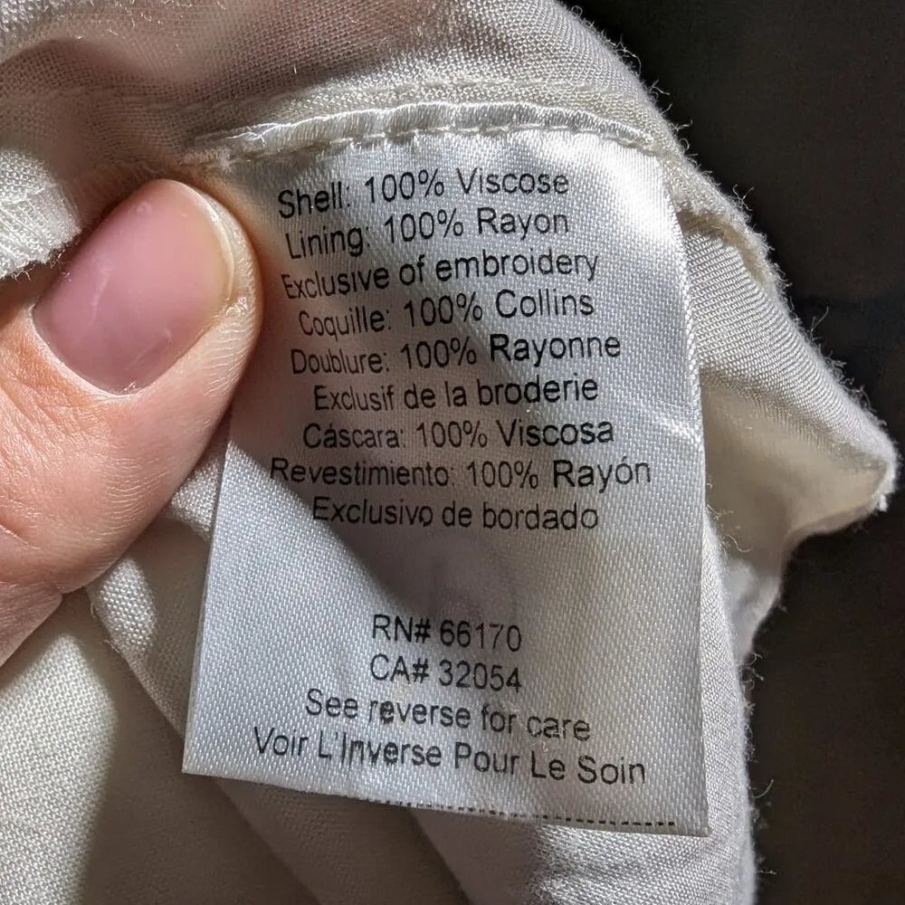 Anthropologie Bhanuni by Jyoti Botanique Coral Bead Embellished Maxi Dress Sz 0 - Image 8