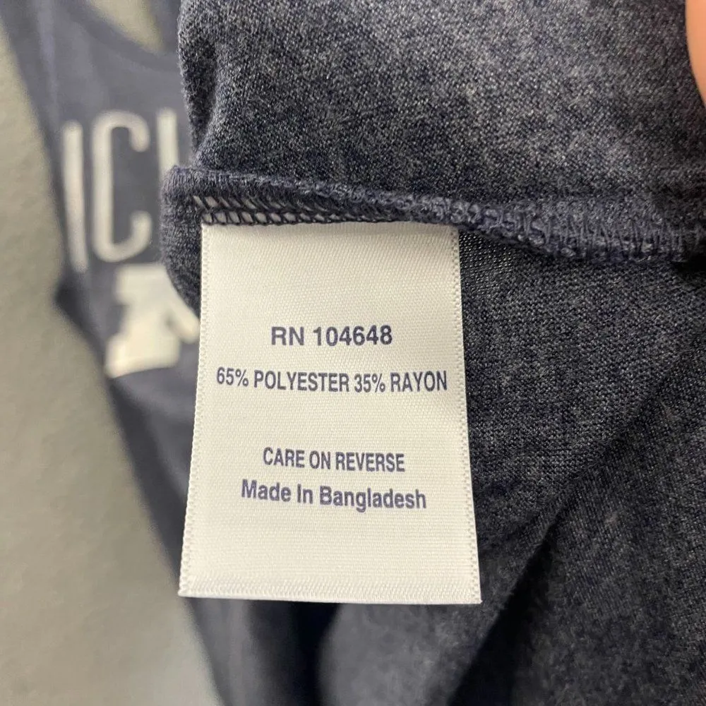 Rivalry Threads University of Michigan Shirt Women L Heather Blue  Tank Top - Image 5