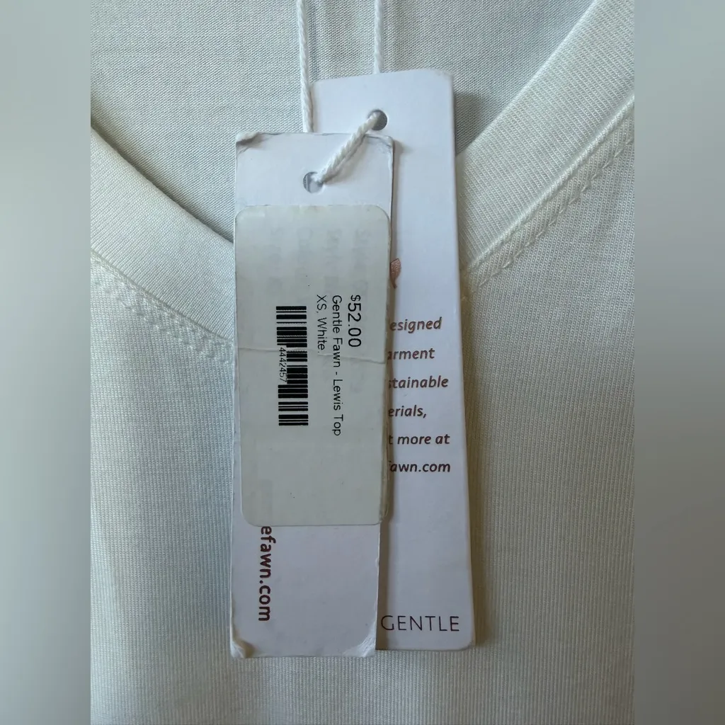 Gentle Fawn Soft White Short Sleeve Tee - Image 5