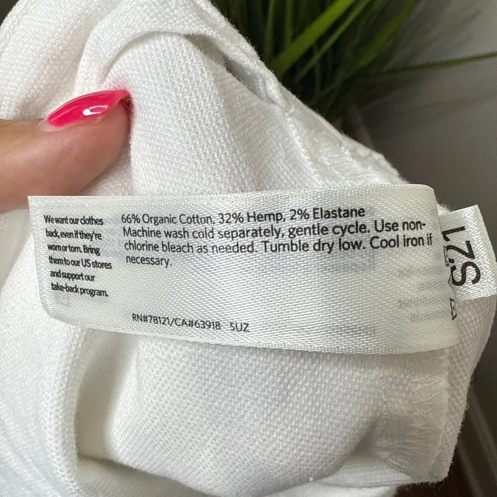 Eileen Fisher Organic Cotton Hemp Lantern Ankle Pant Size 1X Easy Fit Minimalist - Image 11