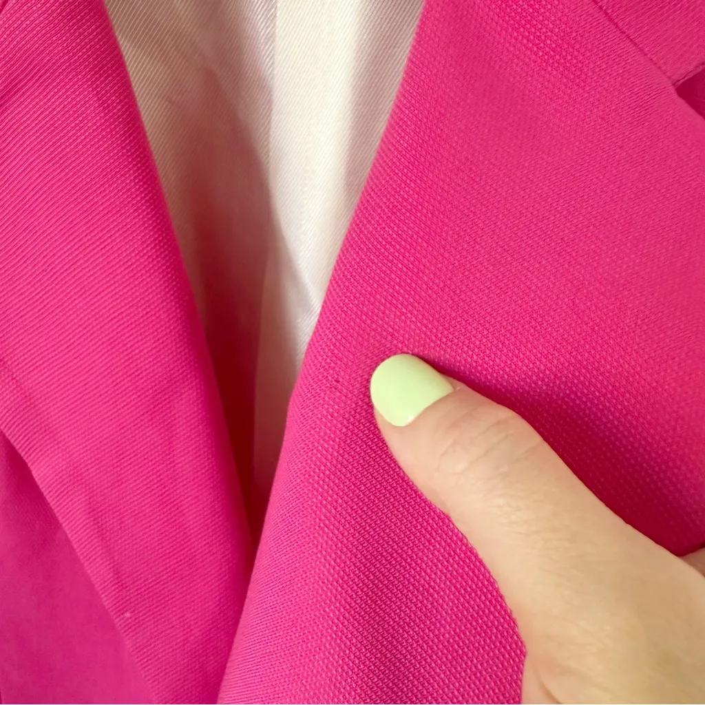 Zara Pink Oversized Blazer Sz S - Image 5