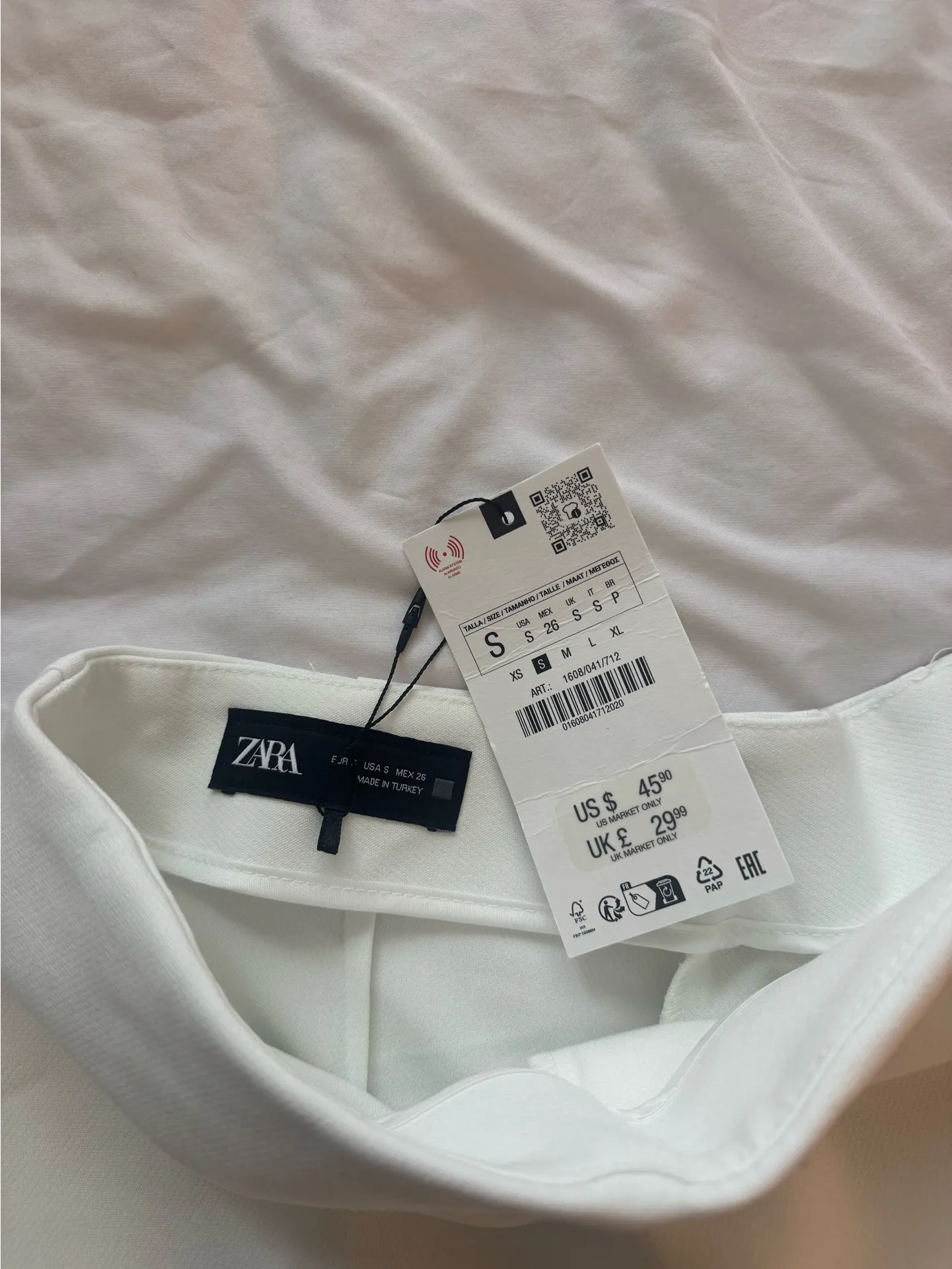 Zara White Skort - Image 3