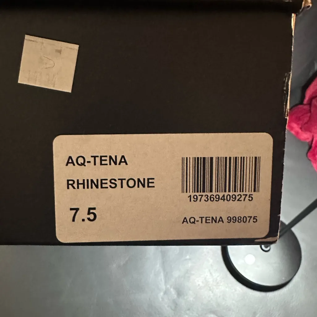 NWT Aqua Shimmering Silver 3 Inch Knee-High Boots - Image 14