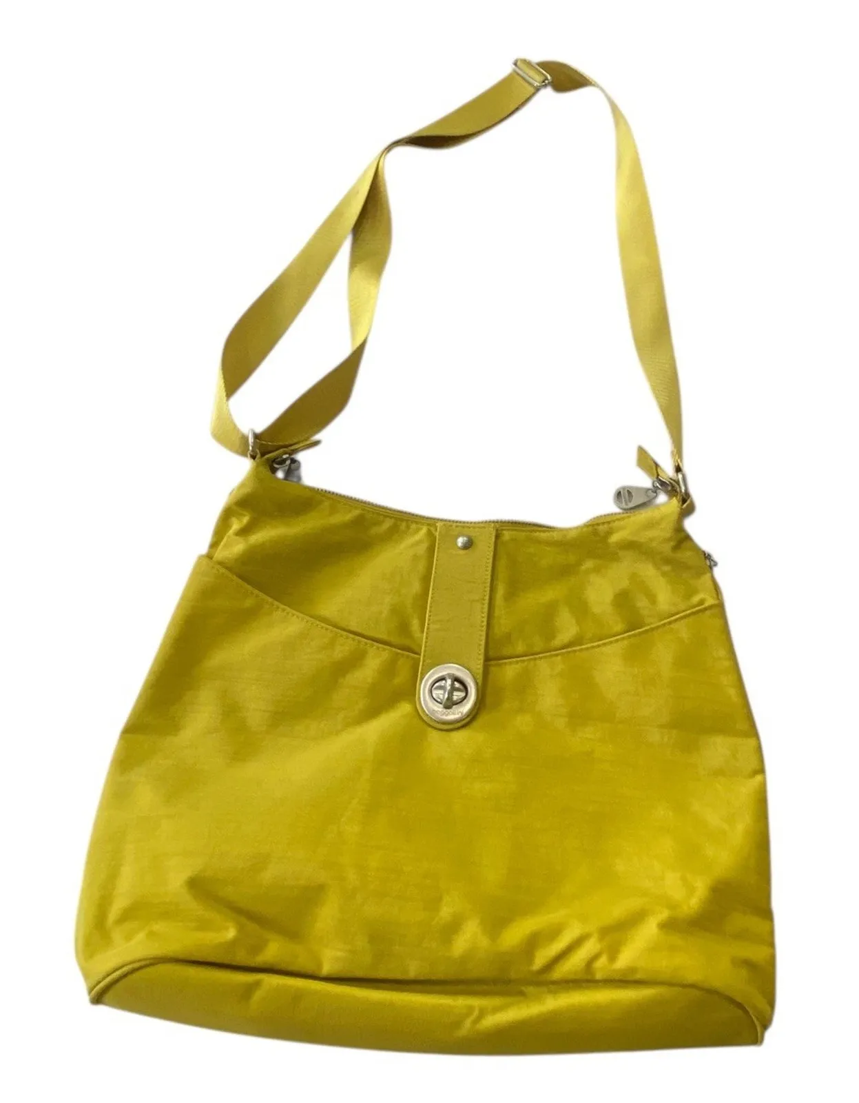 Baggallini Helsinki Crossbody Shoulder Travel Organizer Large Hobo Bag Nylon - Image 1