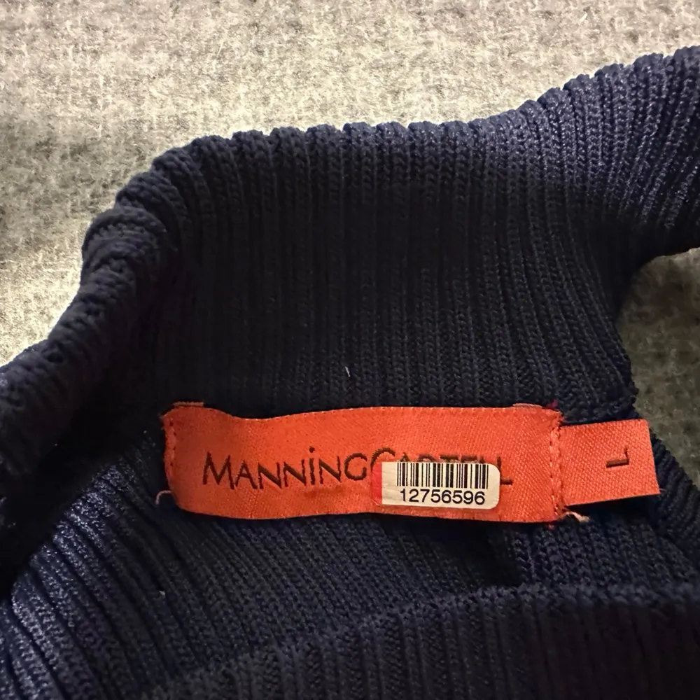 Manning Cartell Pop Sensations Knit Dress Navy Size L (US 8) $315 Blue Size L - Image 9