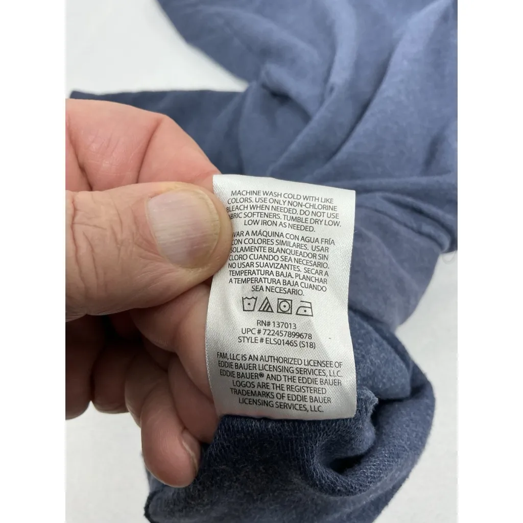 Womans Eddie Bauer Pullon Athletic Shorts Large Blue Elastic Waist - Image 4