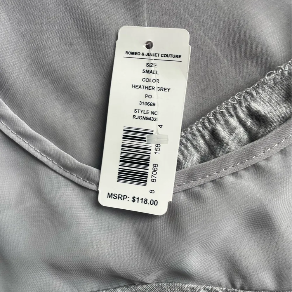 Romeo & Juliet Couture Fringe Kimono Floral Navy Small - Image 2