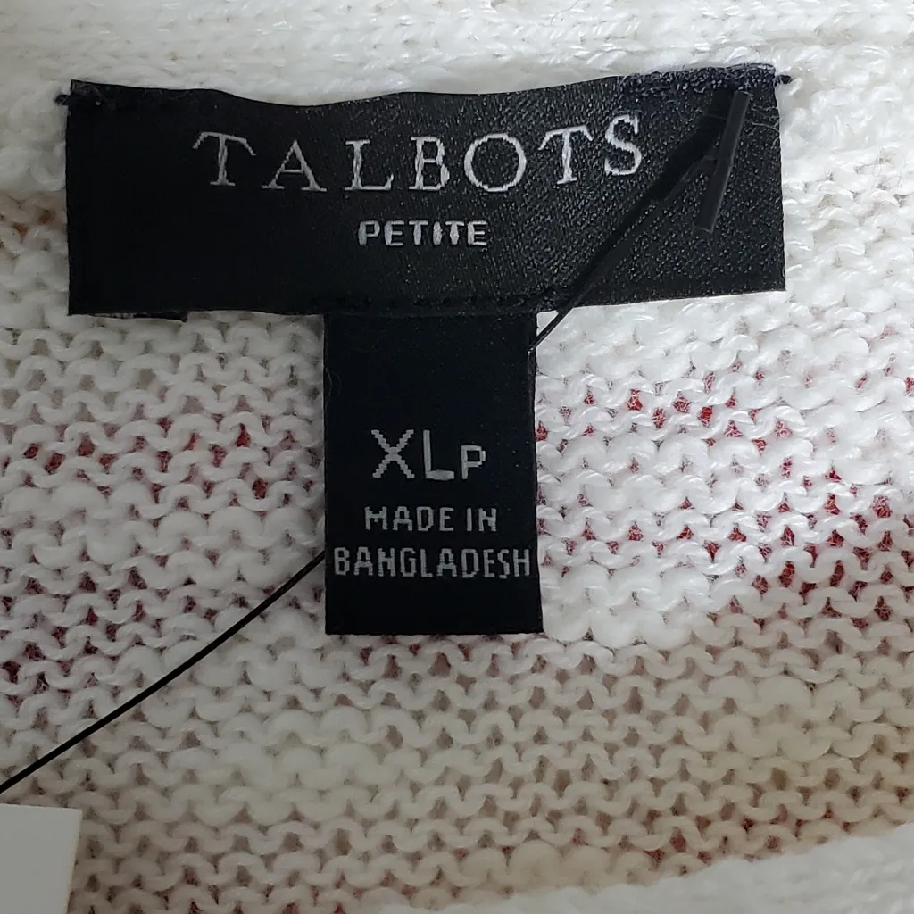 Talbots Women's Slub Boatneck Pullover Sweater. Size:‎ XL Petite - Image 7