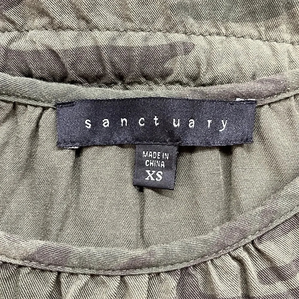 Sanctuary Mother Nature Camo Beach Mini Dress Size XS - Image 7