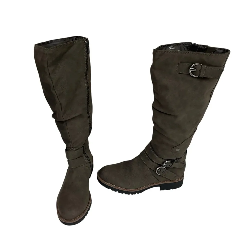 NWOT American Rag Brinley vegan leather knee length boots - Image 3