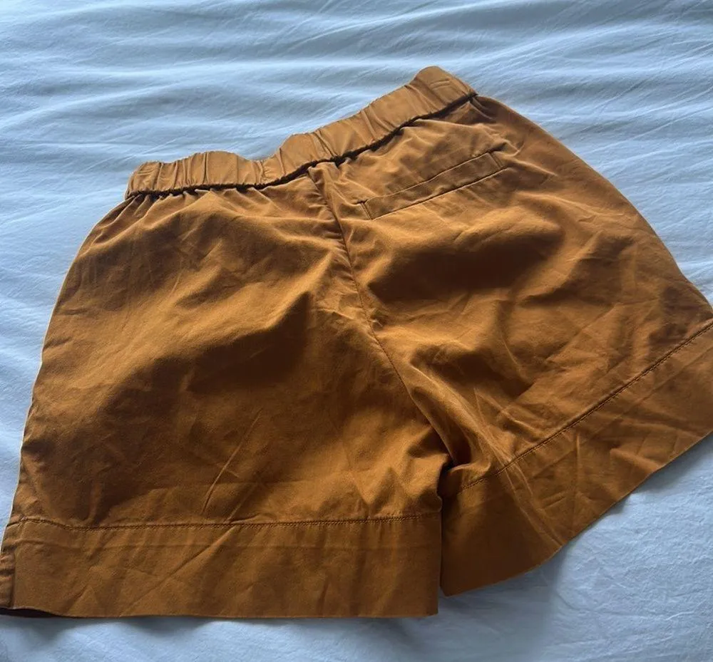 Everlane Tawny Brown Cotton Boxer Shorts - Image 4