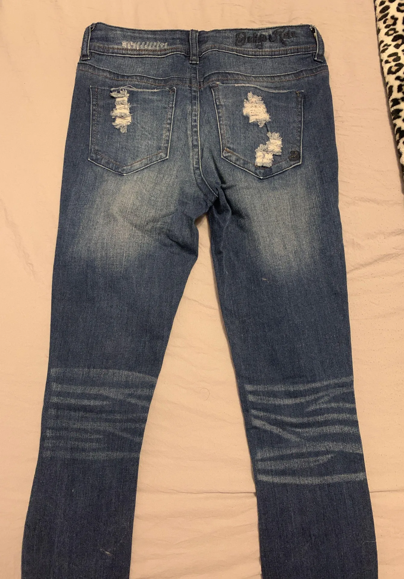Indigo Rein Distressed Jeans  - Image 2