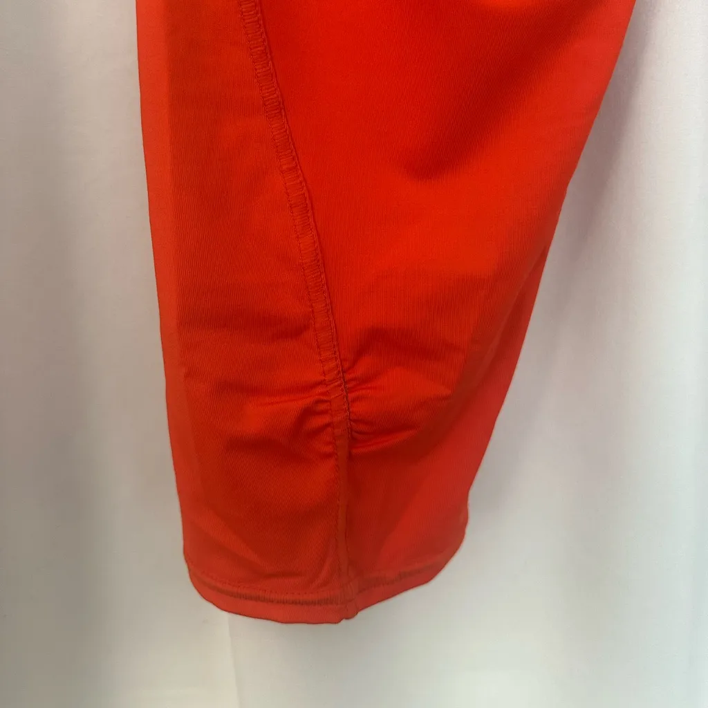 Gianni Bini Vibrant Orange/Red Cropped Active Leggings (989) - Image 5