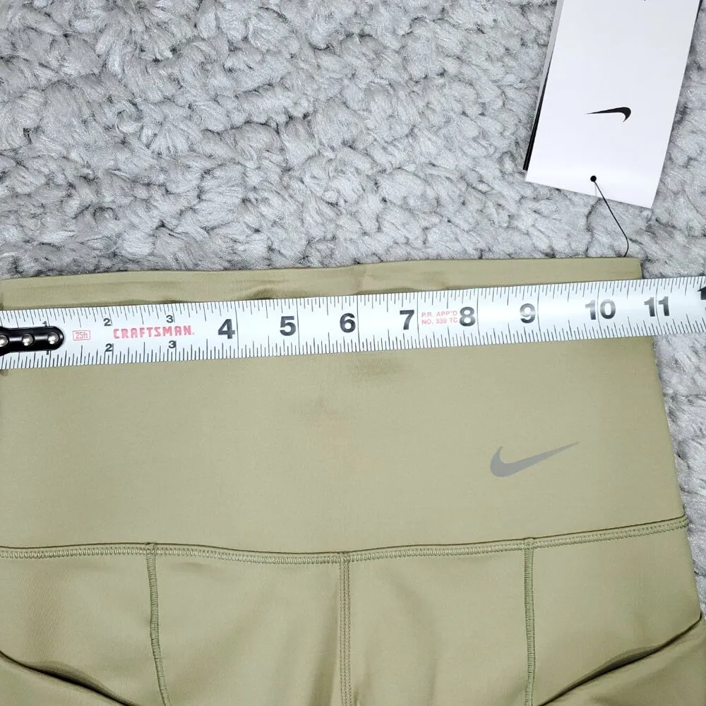 Nike Go Firm Support High Rise 7/8 Leggings Pockets Infinalock Green Size XS - Image 11