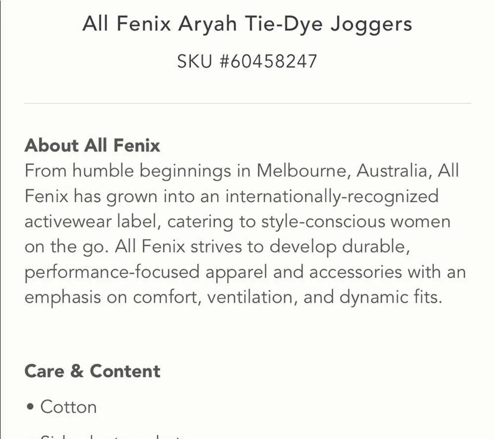 Anthropologie All Fenix Aryah Pink Tie Dye Joggers NEW - Image 11