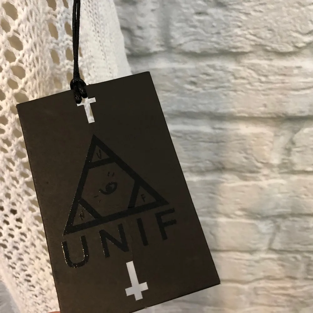 NWT UNIF Wren White Crochet Tank Dress Sz Small - Image 6