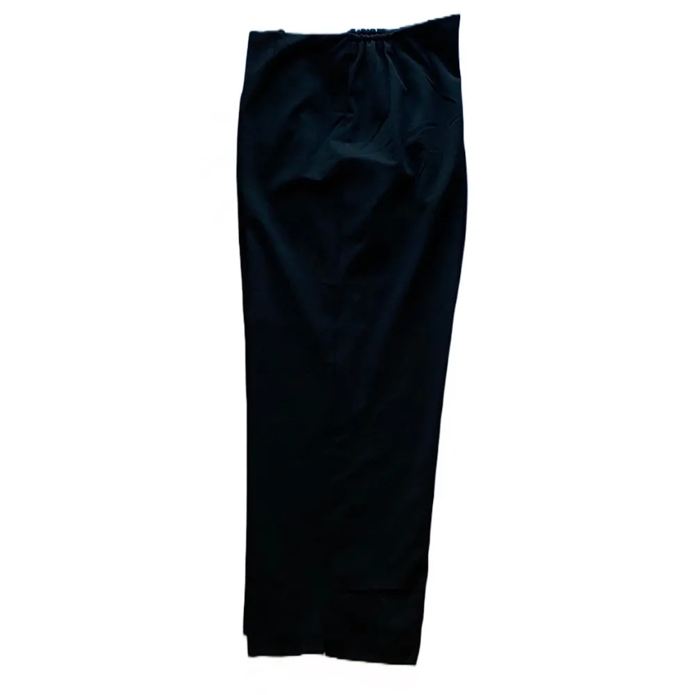 🖤 Karen Kane Stretch Front Zip Straight Leg Dress Pants, Black, No Pockets, 22W - Image 2