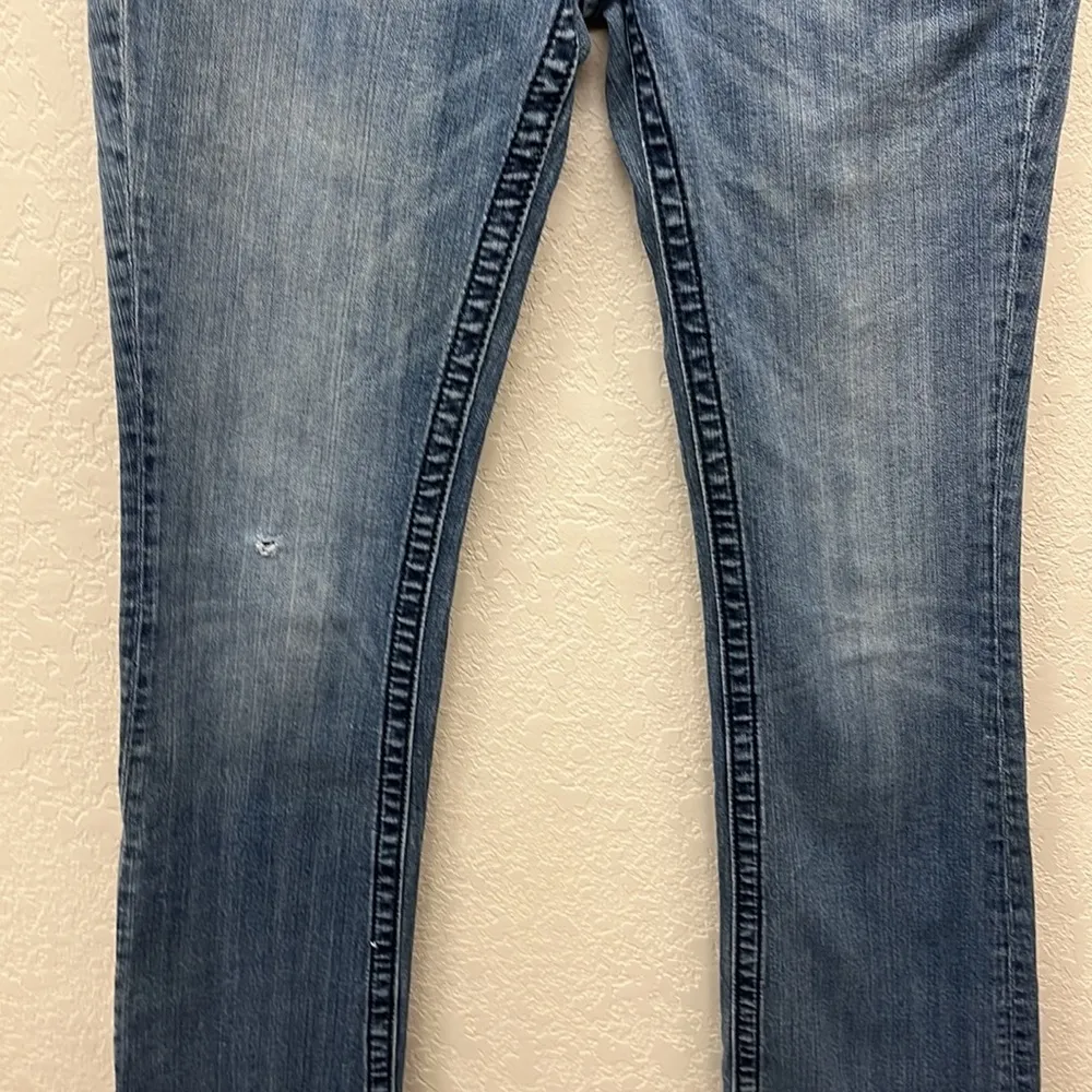 Miss Me Low Rise Bling Pocket Boot Cut Jeans 28 Y2K - Image 6