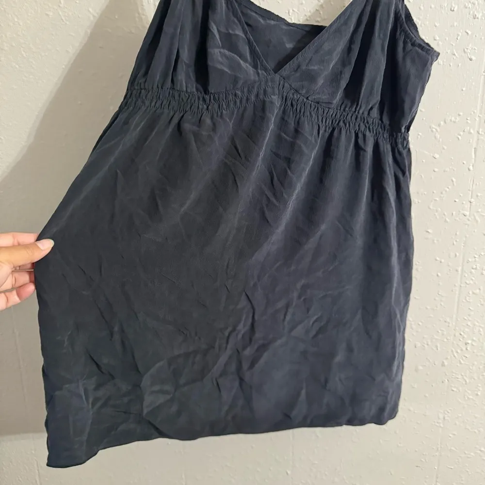 Twelfth By Cynthia Vincent Silk Top Black Size L - Image 5