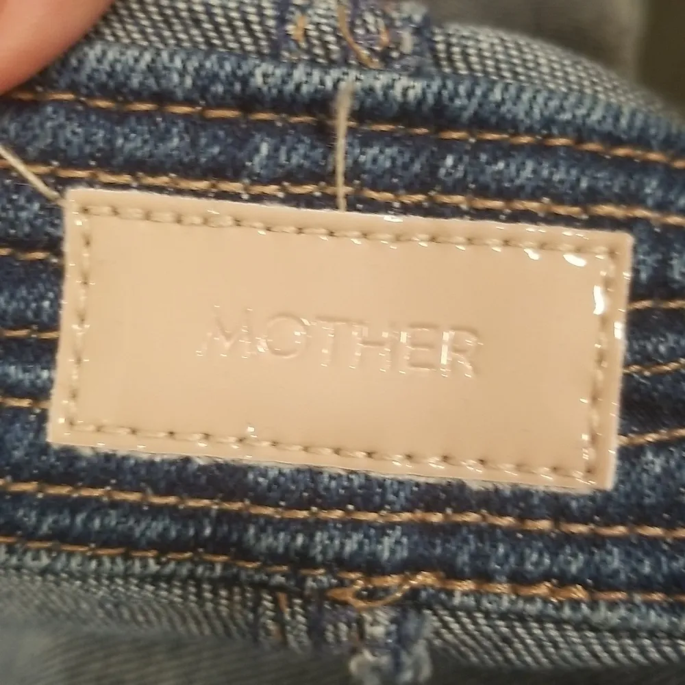 💕MOTHER DENIM💕 Halter Hustler Jumpsuit Ankle A Groovy Kind of Love 34 70s Blue - Image 15