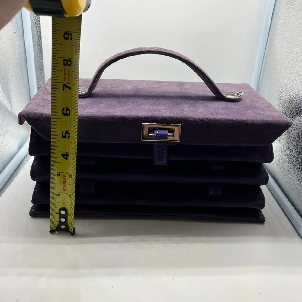 HESTER VAN EEGHEN women’s purple accordion limited edition purse from Amsterdam - Image 12