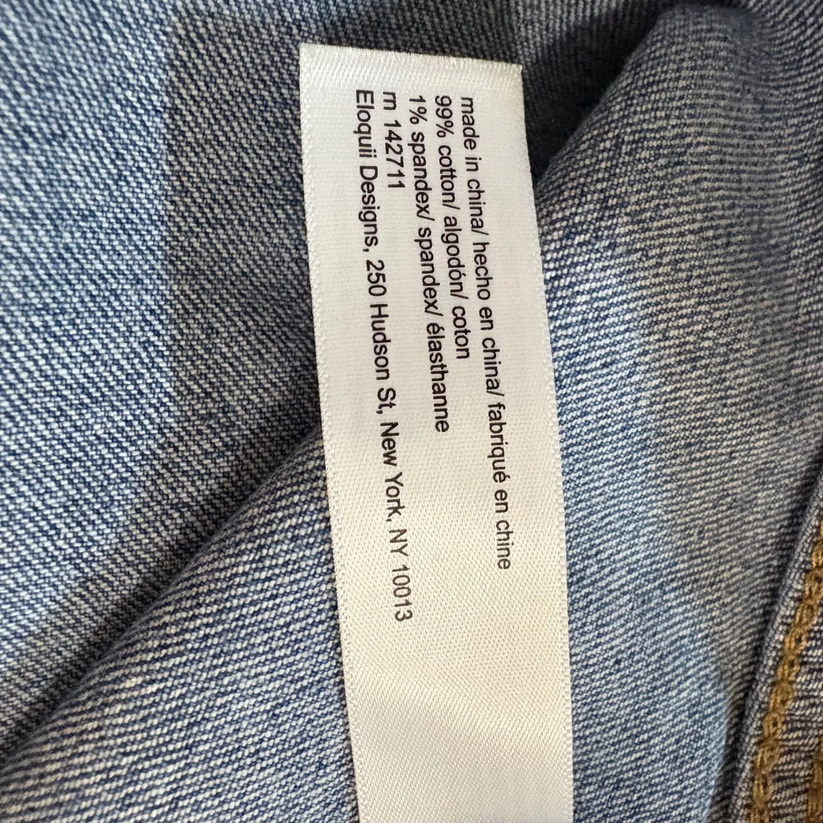 Eloquii Elements Distressed Ripped Knee Straight Leg Jeans Size 22‎ - Image 7